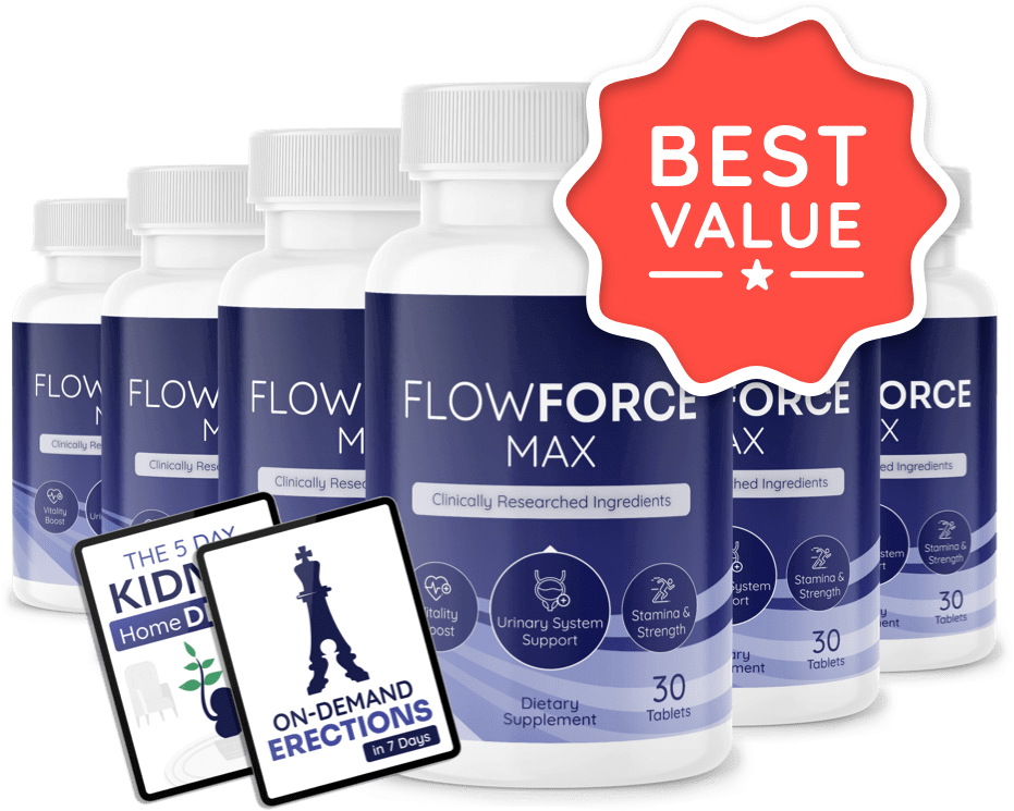 FlowForce Max 6 bottle